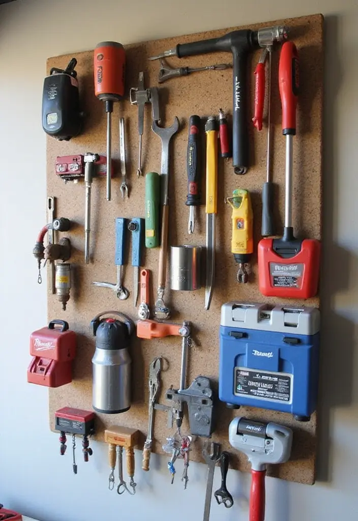 30+ Garage Organization Ideas DIY for a Clutter-Free Life - 2. Magnetic Tool Holder
