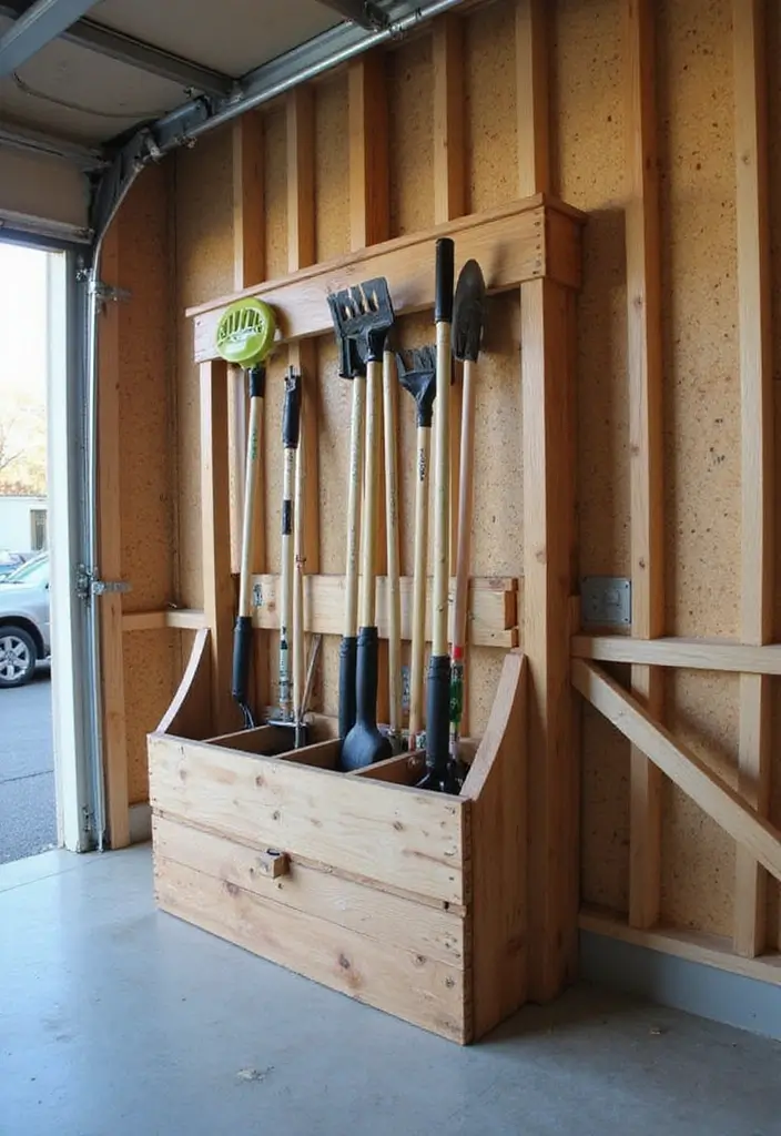 30+ Garage Organization Ideas DIY for a Clutter-Free Life - 20. Garden Tool Organizer