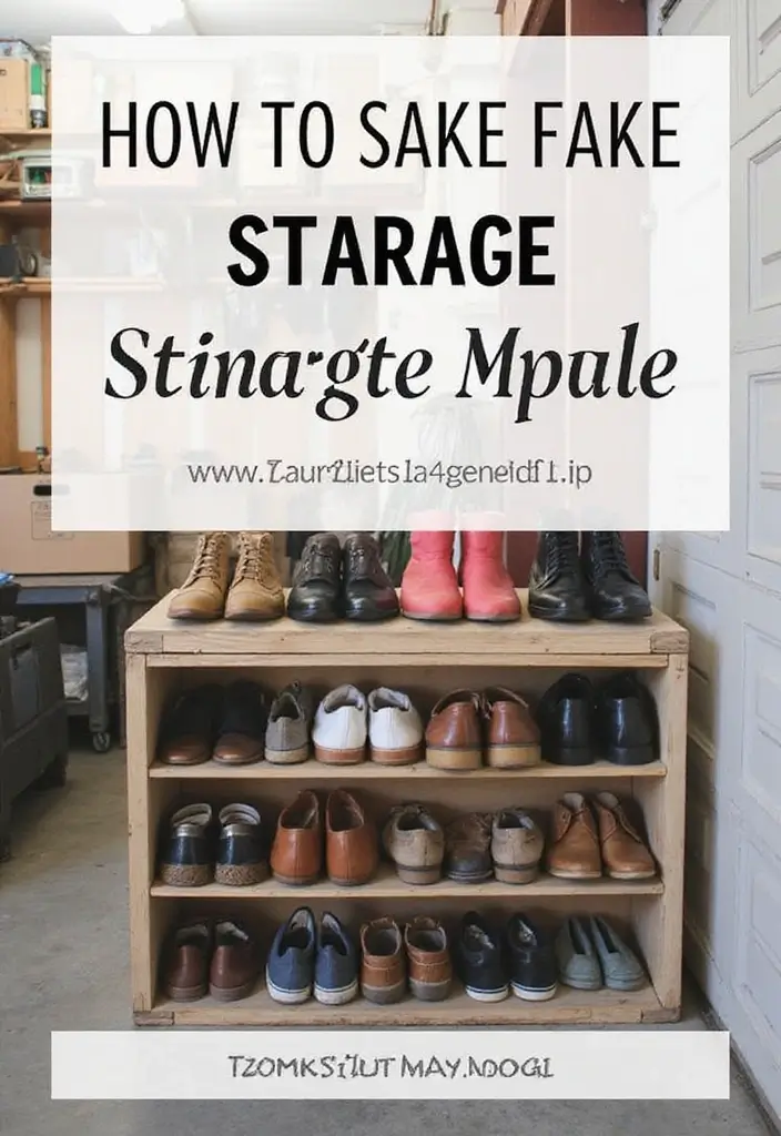 30+ Garage Organization Ideas DIY for a Clutter-Free Life - 22. DIY Shoe Storage