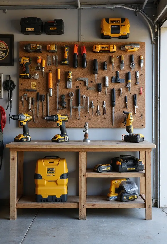 30+ Garage Organization Ideas DIY for a Clutter-Free Life - 25. Cordless Tool Storage