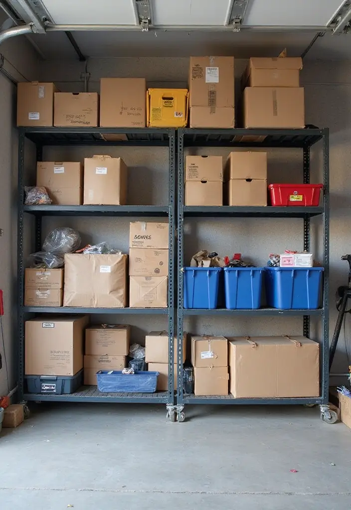 30+ Garage Organization Ideas DIY for a Clutter-Free Life - 8. Overhead Storage Solutions