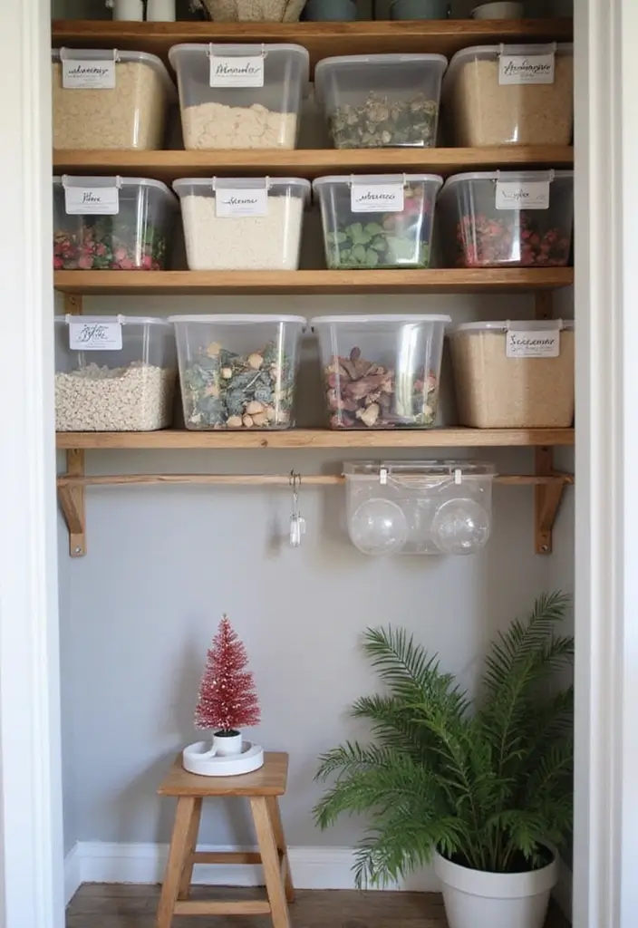 30+ Genius DIY Closet System Ideas to Maximize Space - 6. Overhead Storage Solutions