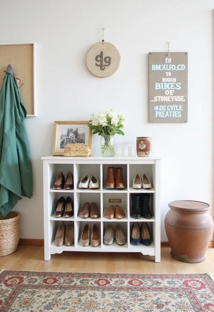 30+ Smart Shoe Shelf DIY Projects That Save Space 12 30+ Smart Shoe Shelf DIY Projects That Save Space - 12. DIY Shoe Cubby System