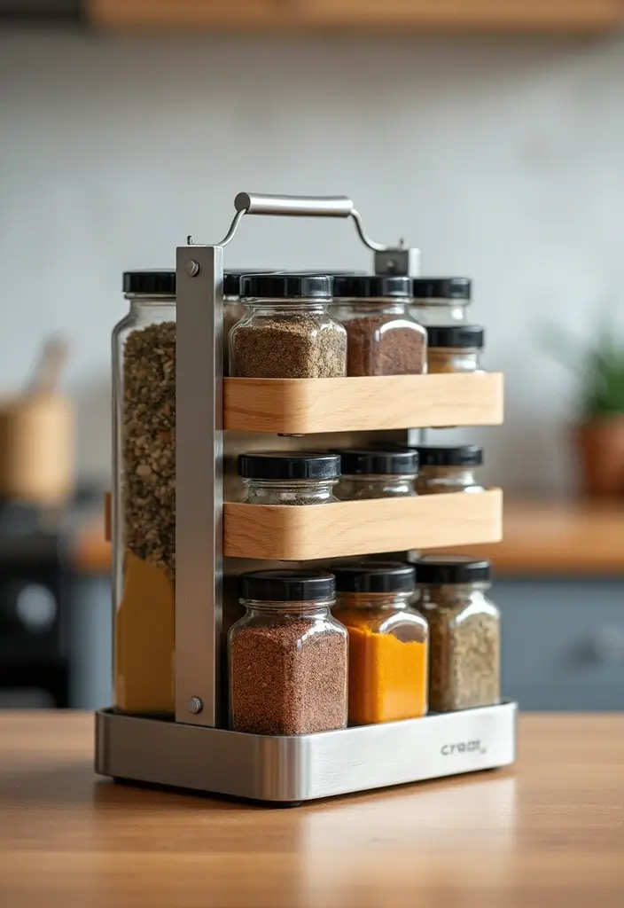 30+ Spice Rack Ideas DIY for Organized Kitchens 18 30+ Spice Rack Ideas DIY for Organized Kitchens - 18. Spice Holder Rack