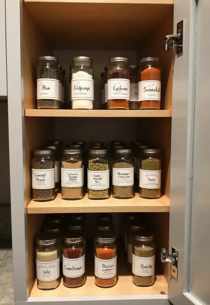 30+ Spice Rack Ideas DIY for Organized Kitchens 24 30+ Spice Rack Ideas DIY for Organized Kitchens - 24. Spice Storage Cabinet