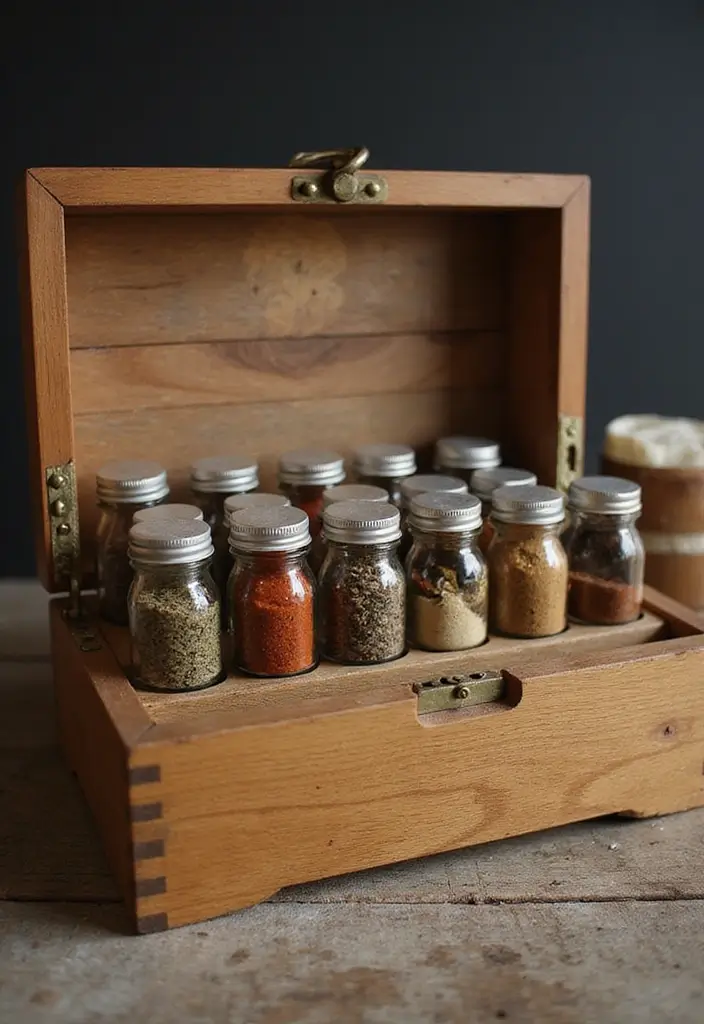 30+ Spice Rack Ideas DIY for Organized Kitchens 29 30+ Spice Rack Ideas DIY for Organized Kitchens - 29. DIY Wooden Spice Box