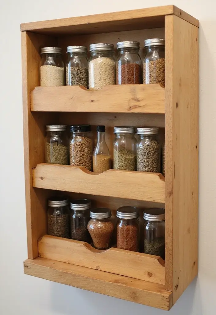 30+ Spice Rack Ideas DIY for Organized Kitchens 3 30+ Spice Rack Ideas DIY for Organized Kitchens - 3. Repurposed Wine Rack