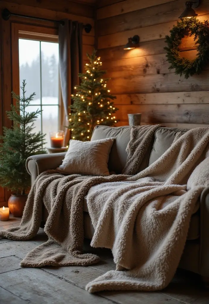 30+ Winter DIY Decor Projects That Feel Magical 19 30+ Winter DIY Decor Projects That Feel Magical - 19. Cozy Faux Fur Throws