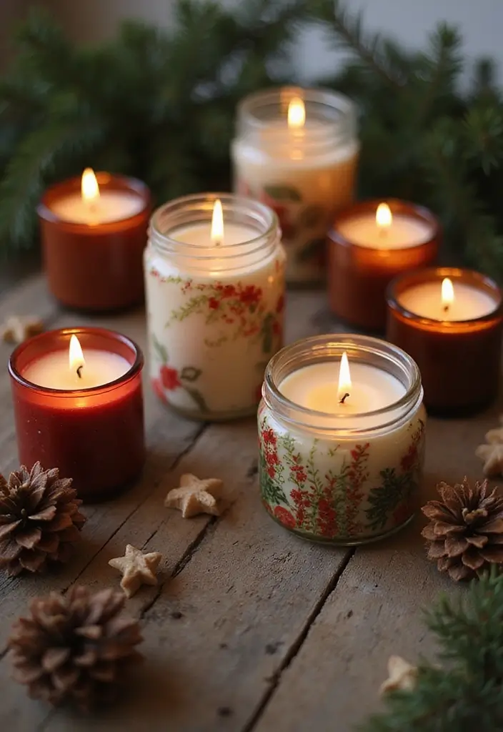 30+ Winter DIY Decor Projects That Feel Magical 26 30+ Winter DIY Decor Projects That Feel Magical - 26. Winter Scented Candles