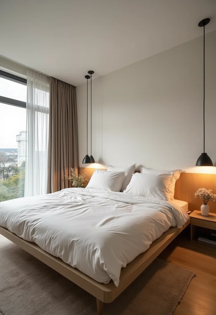 10 Small Square Bedroom Ideas for Smart Balanced Arrangements - 10. Get Creative with Bed Placement