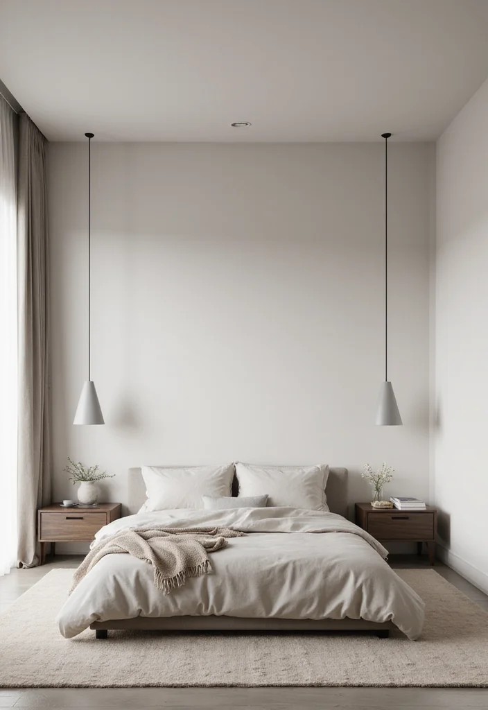 10 Small Square Bedroom Ideas for Smart Balanced Arrangements - 4. Minimalist Bedroom Design
