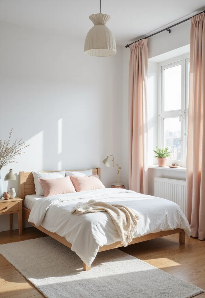 10 Small Square Bedroom Ideas for Smart Balanced Arrangements - 5. Use of Light Colors