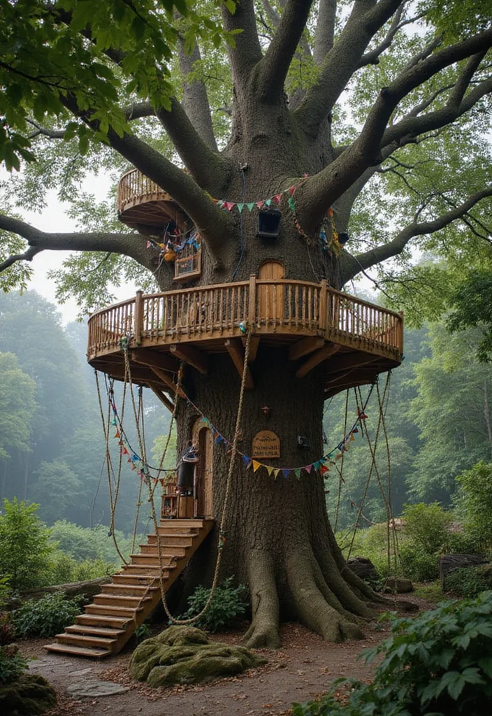 10 Toca Boca Backyard Ideas for Cute Fun Creative Builds - 2. Imaginative Tree Fort