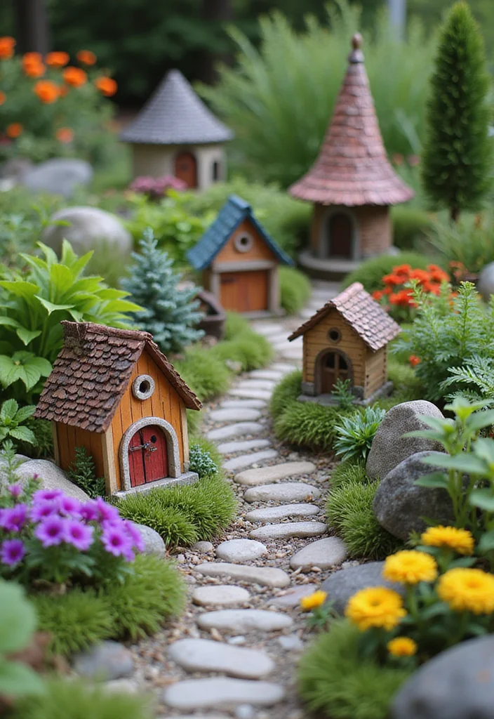 10 Toca Boca Backyard Ideas for Cute Fun Creative Builds - 8. Creative Fairy Garden