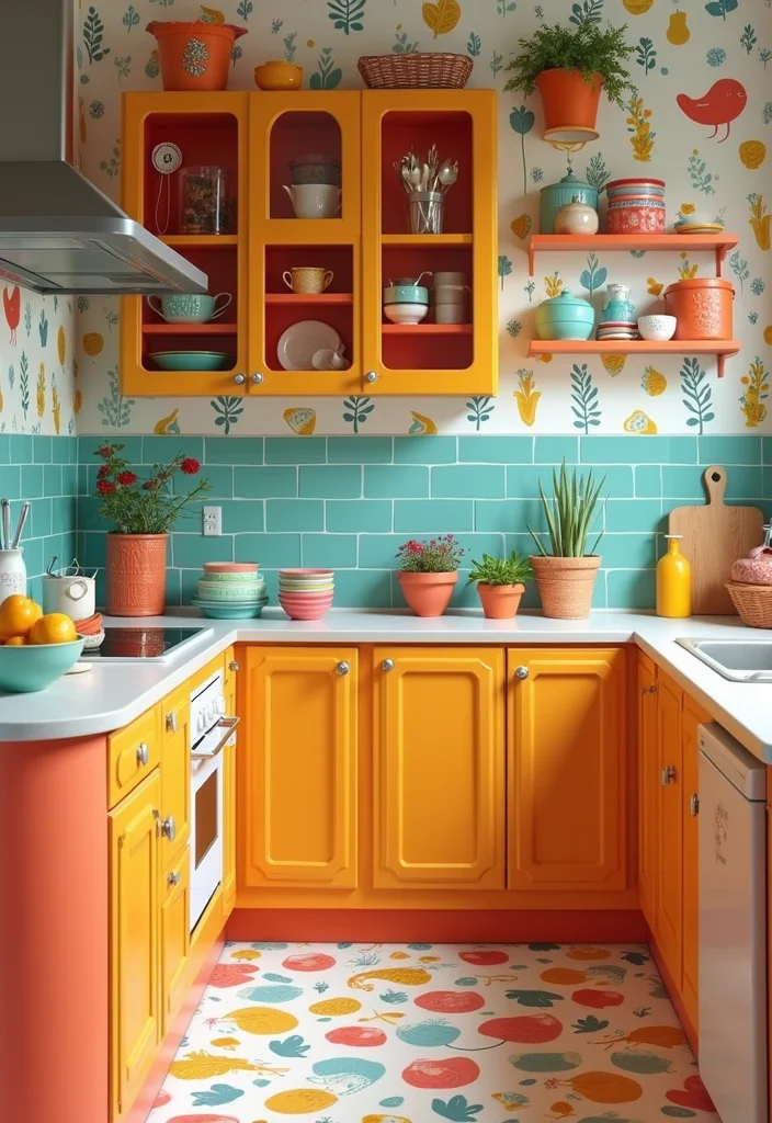 10 Toca Boca Room Ideas for a Modern Mansion Kitchen - 3. Bright and Colorful Fun