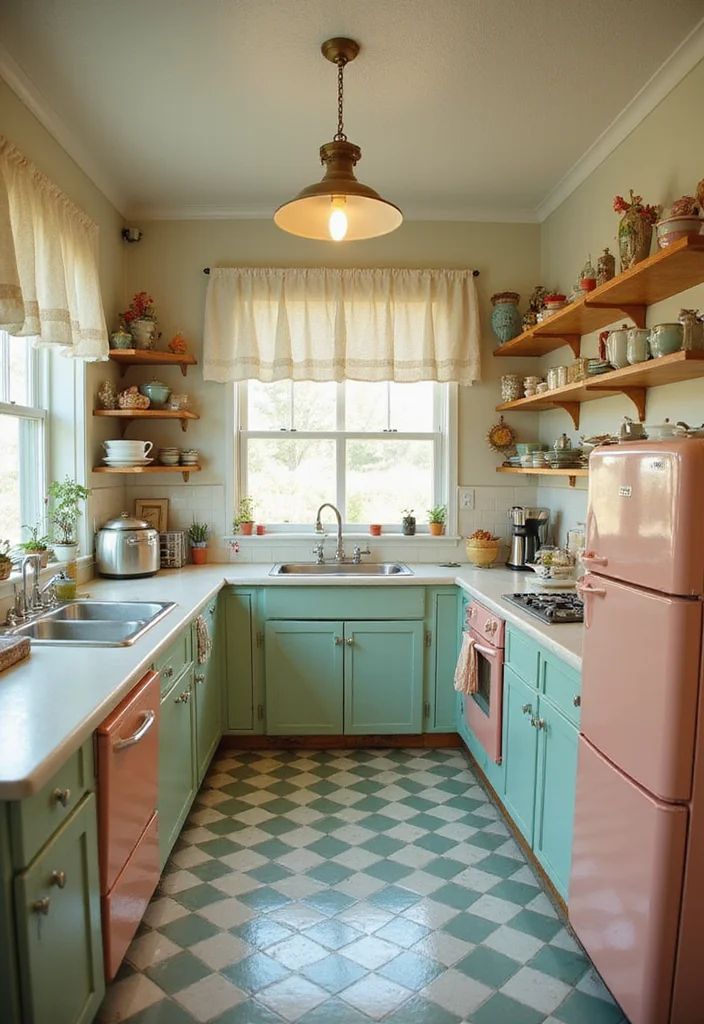 10 Toca Boca Room Ideas for a Modern Mansion Kitchen - 5. Dreamy Vintage Retro