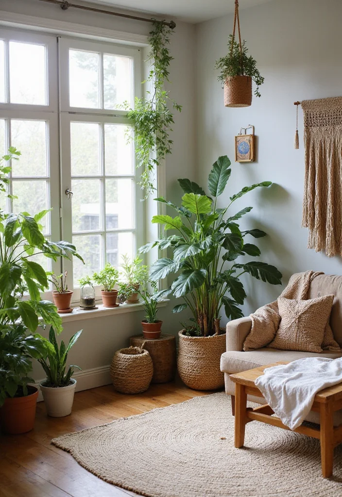 12 Accent Decor Ideas Living Room for Texture Color and Personality - 7. Natural Elements