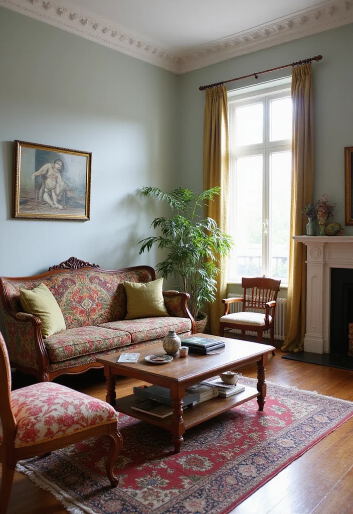 12 Accent Decor Ideas Living Room for Texture Color and Personality - 8. Unique Furniture Pieces