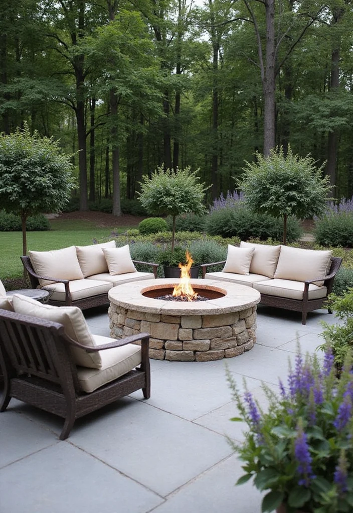 12 Backyard Fire Pits Ideas for Warm Cozy Night Gatherings - 8. Elevated Fire Pit