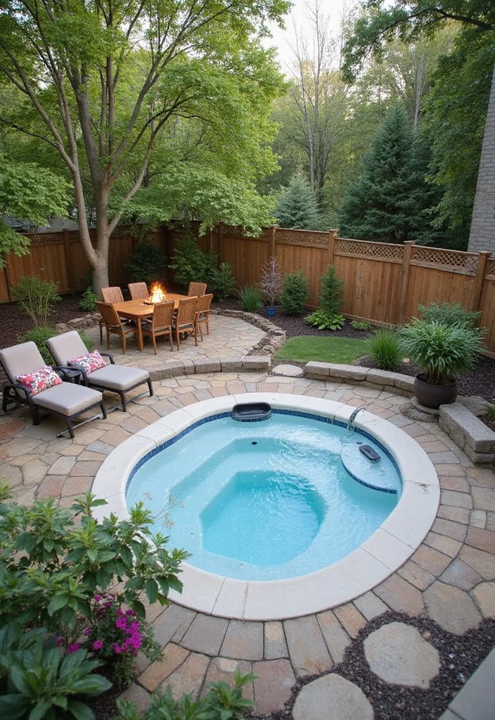 12 Backyard Ideas With Hot Tub for Warm Spacious Outdoor Comfort - 11. Multi-Functional Spaces