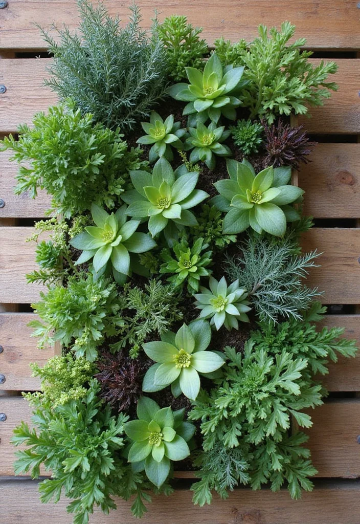 12 Basic Backyard Ideas for Simple Clean Functional Living - 3. Vertical Garden Displays