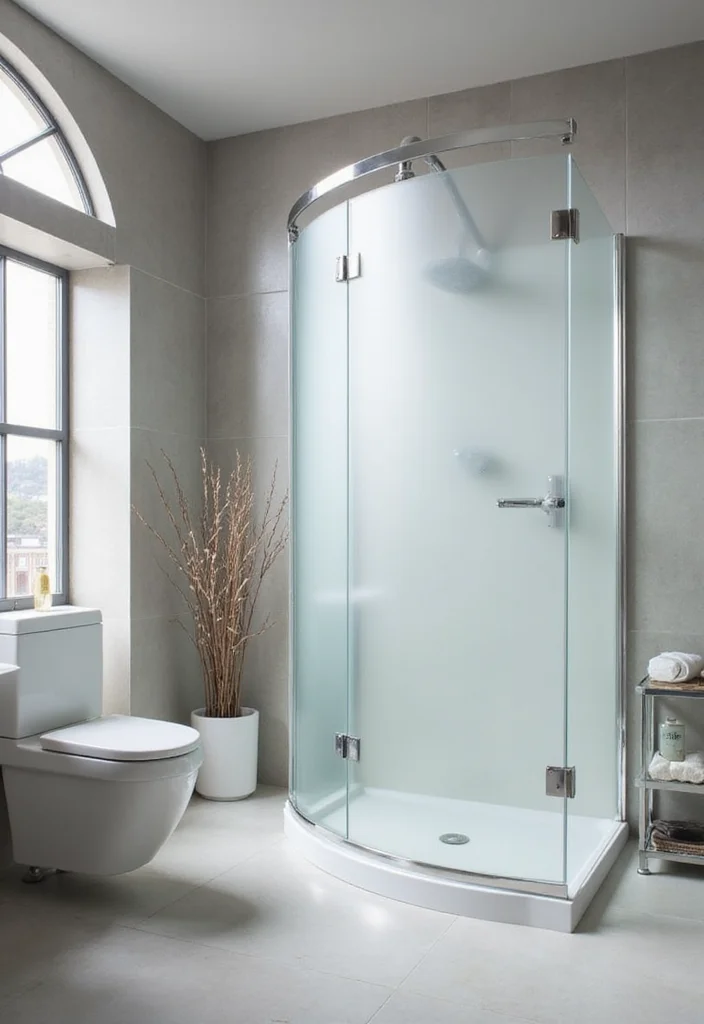 12 Bathroom Divider Ideas for Privacy Flow and Smart Layouts - 11. Acrylic Room Dividers