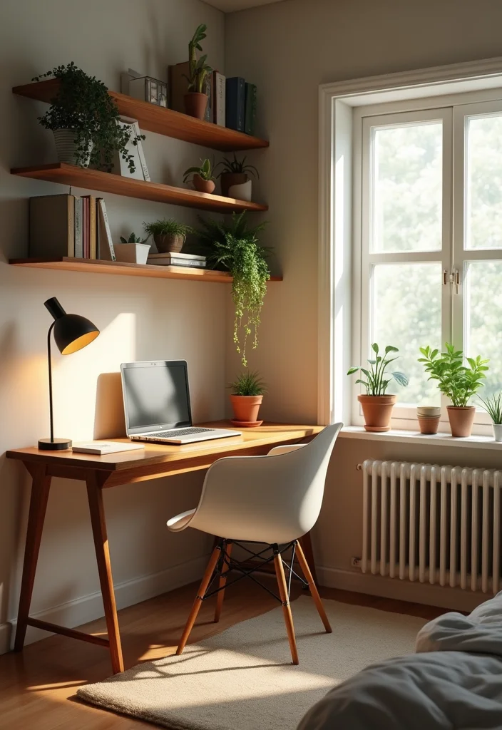 12 Bedroom Workspace Ideas for Productive Calm Functional Living - 1. Cozy Corner Nook