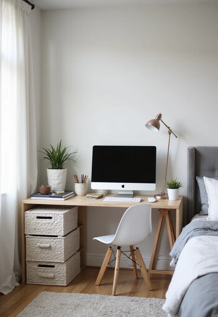 12 Bedroom Workspace Ideas for Productive Calm Functional Living - 12. Mindful Organization Systems