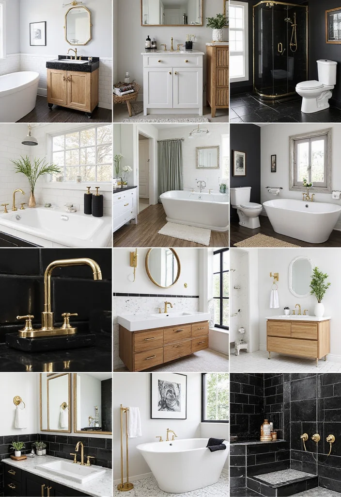 12 Black White and Gold Bathroom Ideas for Bold Glam Sophistication - Conclusion