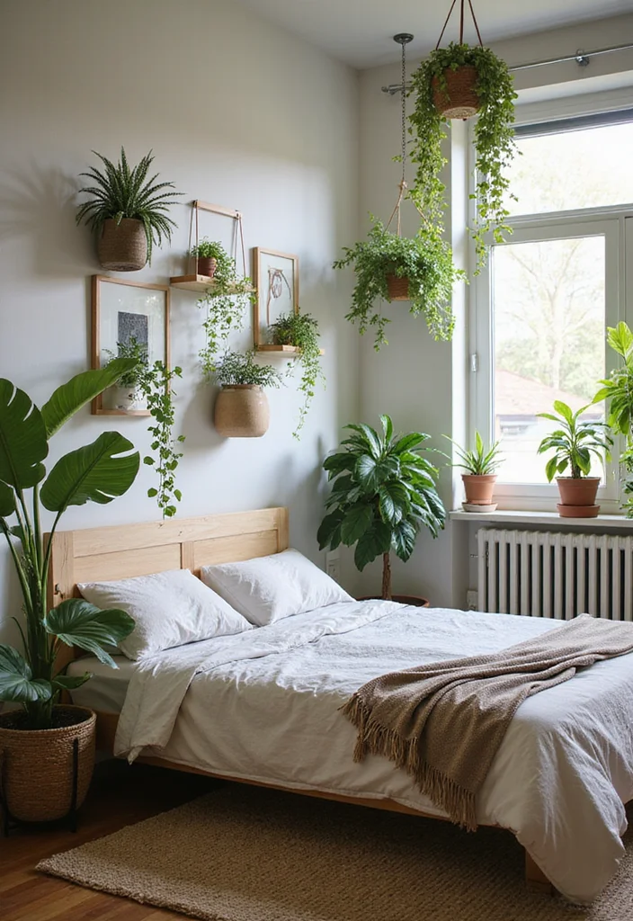 12 Brother and Sister Shared Bedroom Ideas for Balanced Comfort - 10. A Touch of Nature