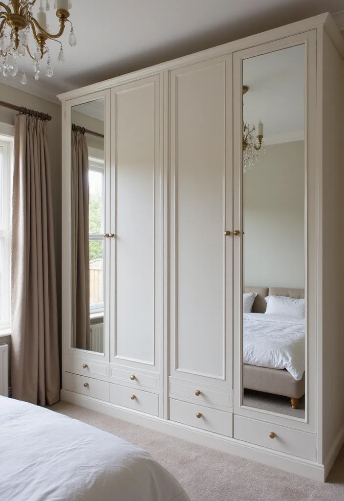 12 Cupboard Ideas Bedroom for Practical Neat Storage - 1. Built-In Wardrobes: The Space-Saving Marvel