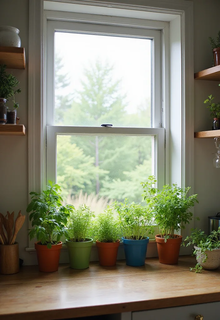 12 Cute Small Kitchen Ideas for Charming Functional Spaces - 9. Charming Herb Gardens