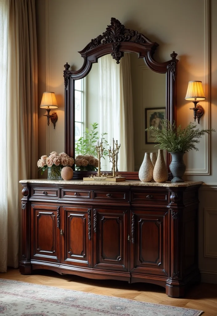 12 Dark Wood Bedroom Furniture Decor Ideas for Rich Cozy Style - 3. Elegant Dark Wood Dressers