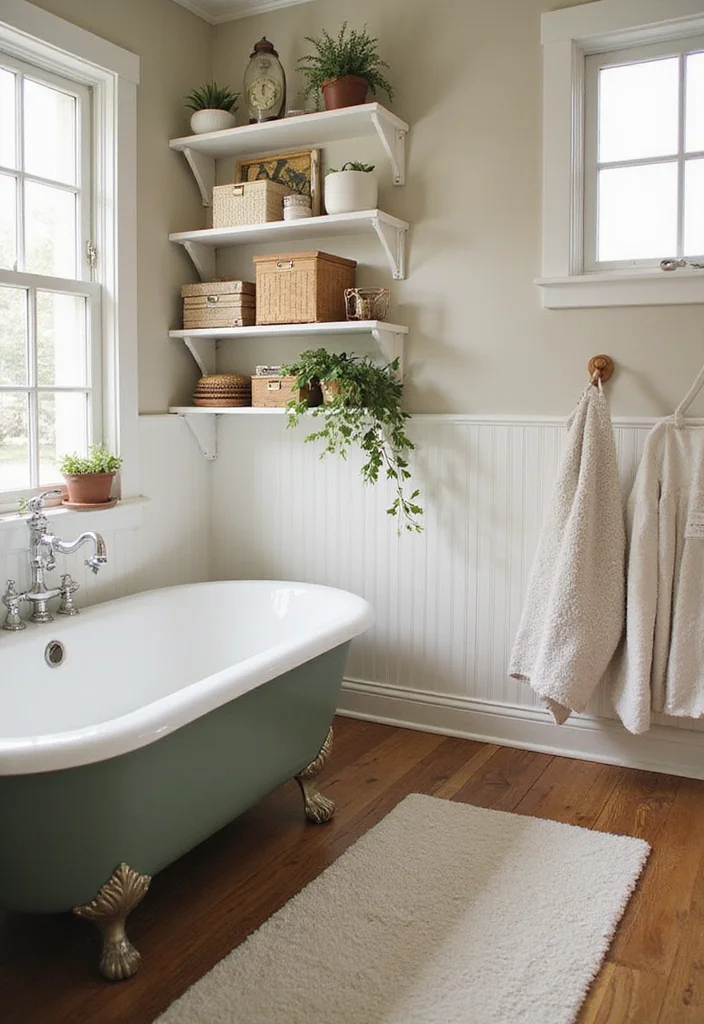 12 French Country Bathroom Ideas for Soft Rustic Romantic Charm - 12. Personalized Touches