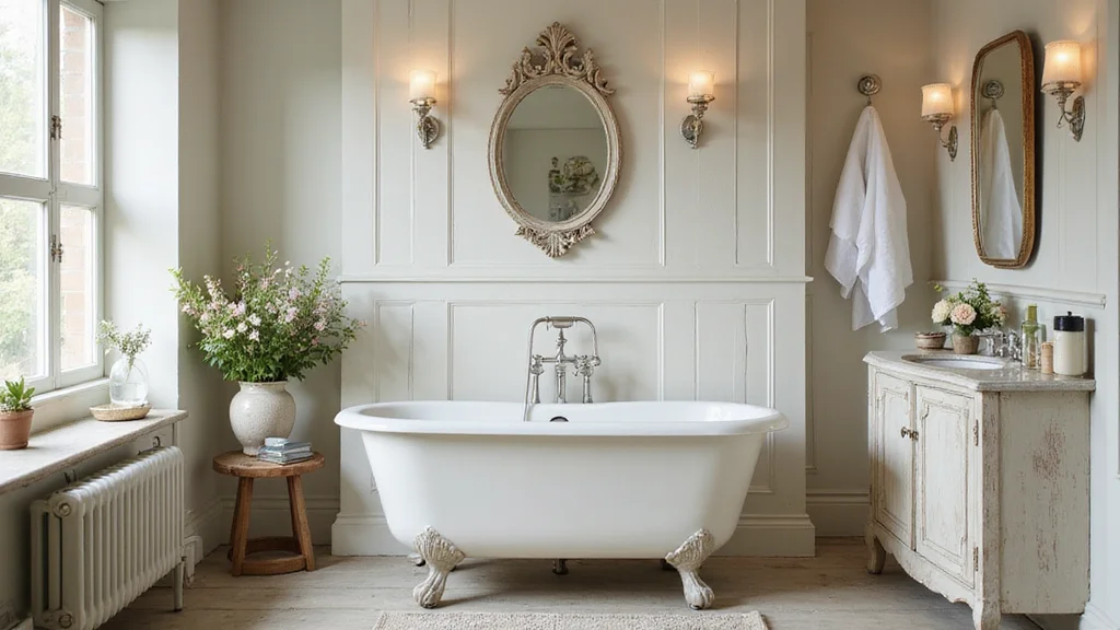 12 French Country Bathroom Ideas for Soft Rustic Romantic Charm