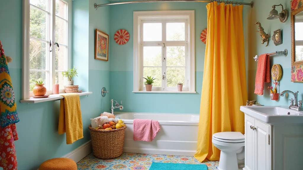 12 Funky Bathroom Ideas for Playful Colorful Creative Style