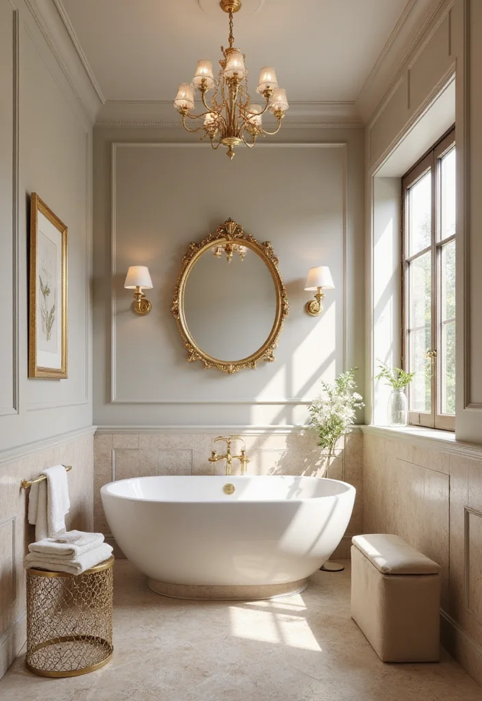 12 Golden Bathroom Ideas for Warm Elegant Luxe Style - 2. Warm Color Palettes