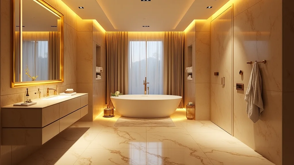 12 Golden Bathroom Ideas for Warm Elegant Luxe Style