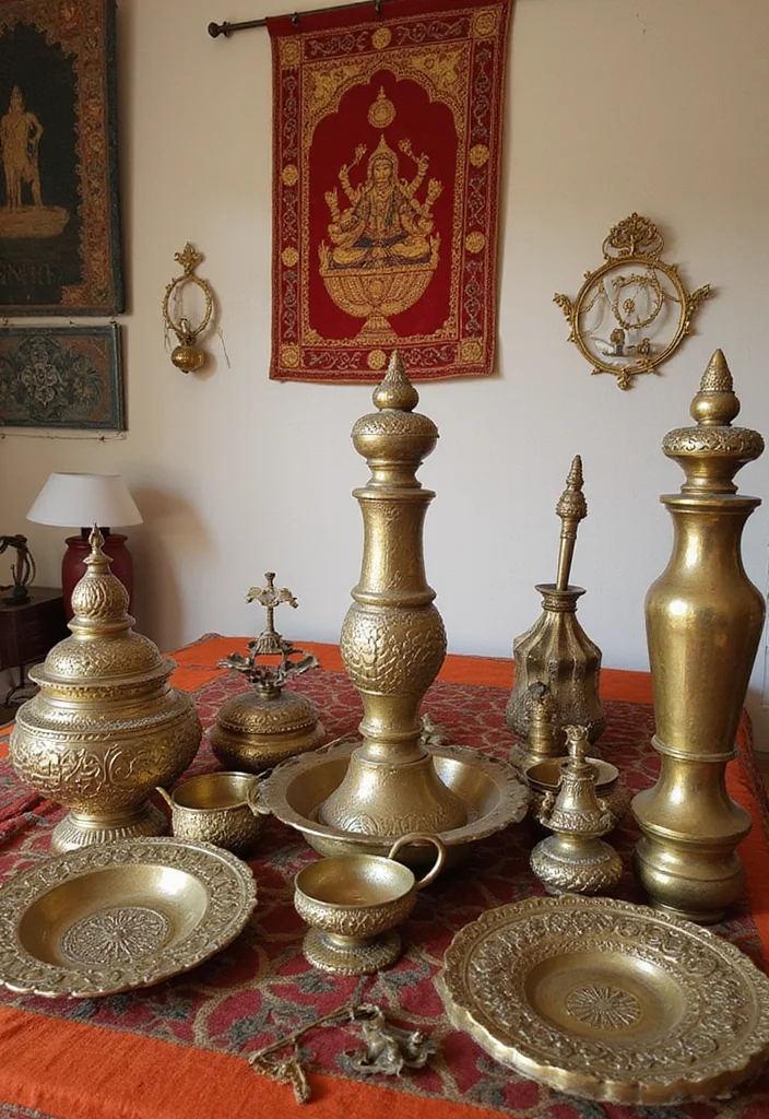 12 Indian Bedroom Ideas for Warm Colorful Cultural Style - 11. Traditional Accents