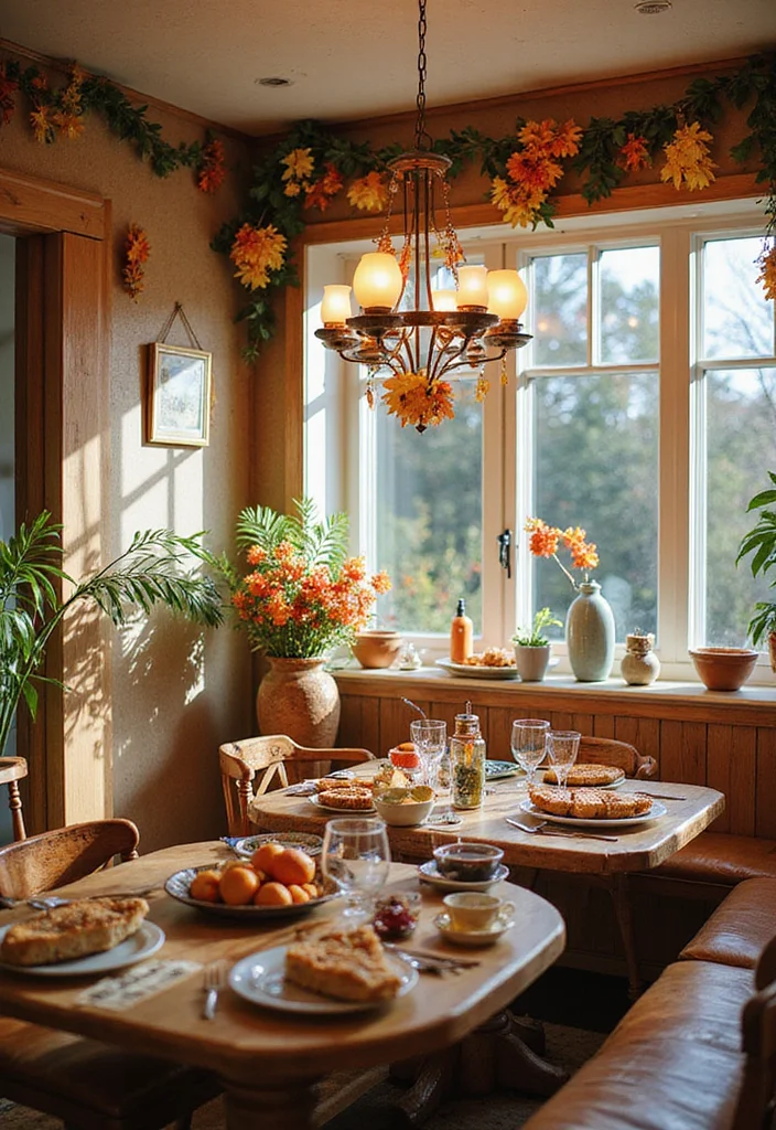 12 Kitchen Diner Ideas for Cozy Practical Shared Eating Areas - 12. Seasonal Decor Changes