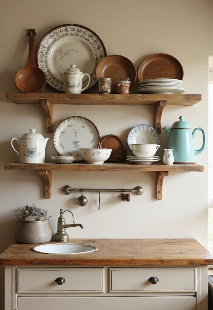 12 Kitchen Ideas Beige for Warm Soft Neutral Comfort - 11. Vintage Finds