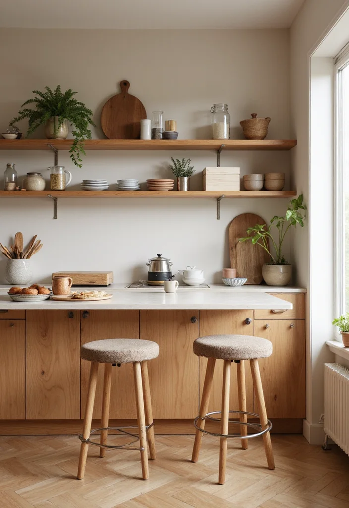 12 Kitchen Ideas Beige for Warm Soft Neutral Comfort - 3. Warm Wooden Accents