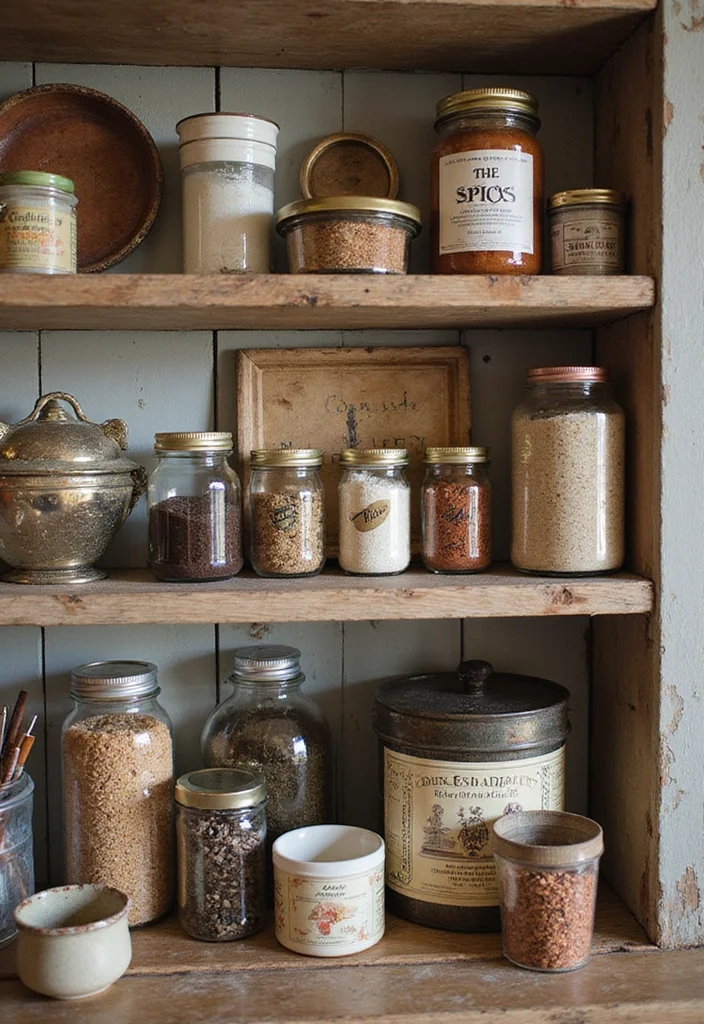 12 Kitchen Spice Rack Ideas for Organized Accessible Cooking - 10. Upcycled Materials for Spice Storage
