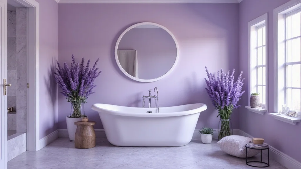 12 Lavender Bathroom Ideas for Soft Calm Pretty Ambience