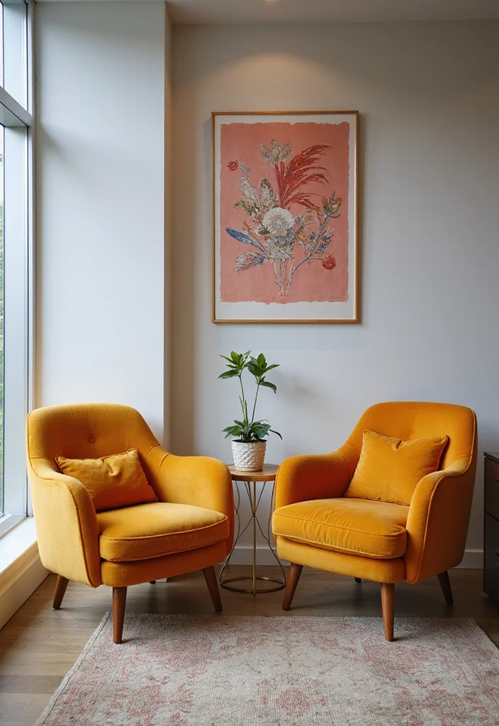 12 Living Room Sitting Area Ideas for Cozy Functional Corners - 4. Chic Lounge Chairs