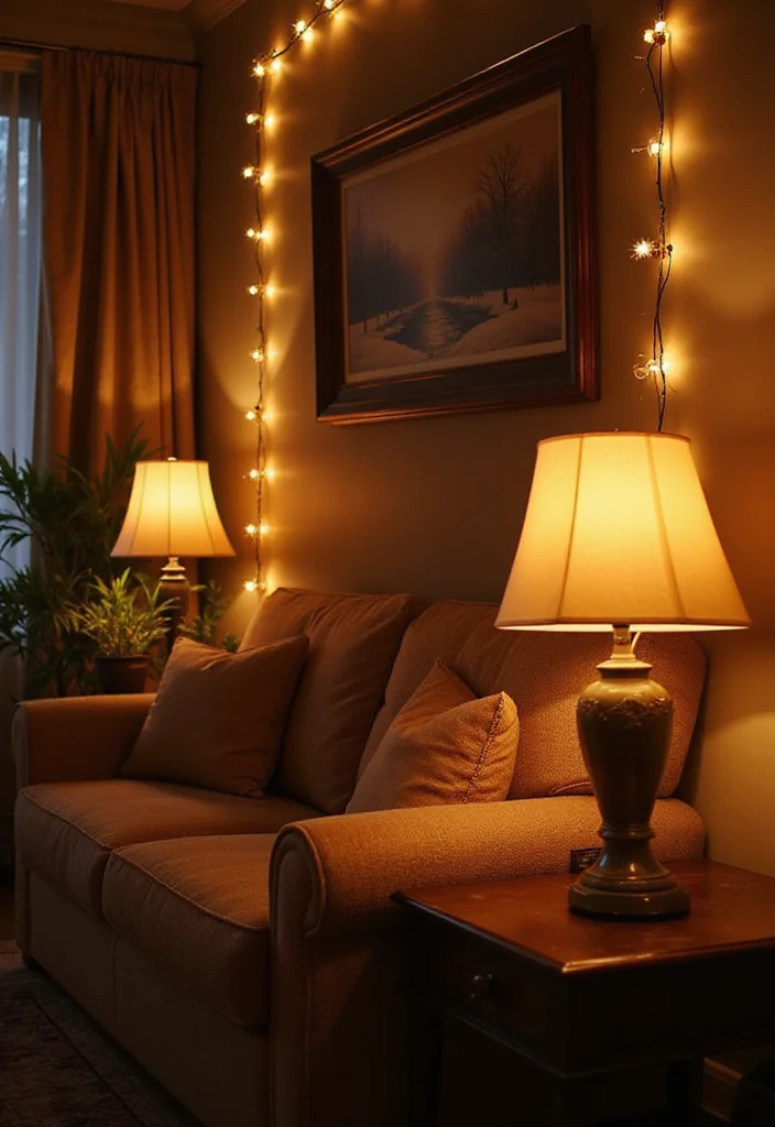 12 Magnolia Living Room Ideas for Soft Elegant Comfortable Spaces - 7. Soft Lighting Solutions