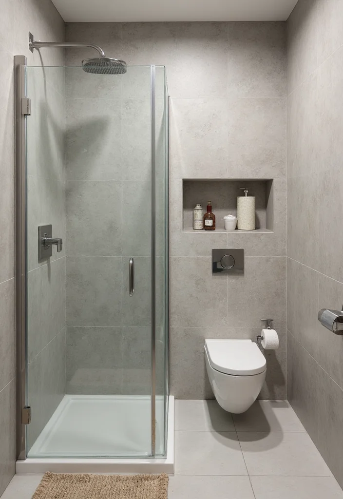 12 Small Bathroom Ideas Shower Only for Efficient Minimal Use - 10. Shower Niches