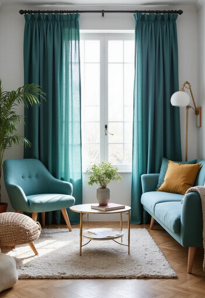 12 Teal Curtains Living Room Ideas for Fresh Rich Color - Conclusion