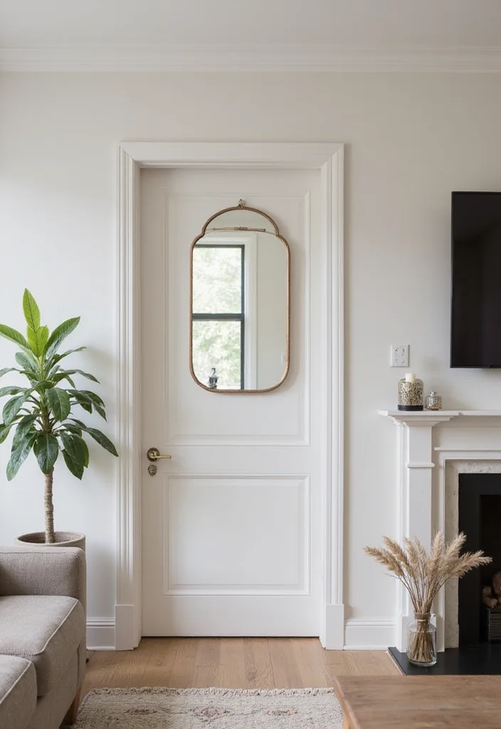 12 Wall Mirror Ideas Living Room for Light Space and Modern Style - 12. Mirrors in Unexpected Places