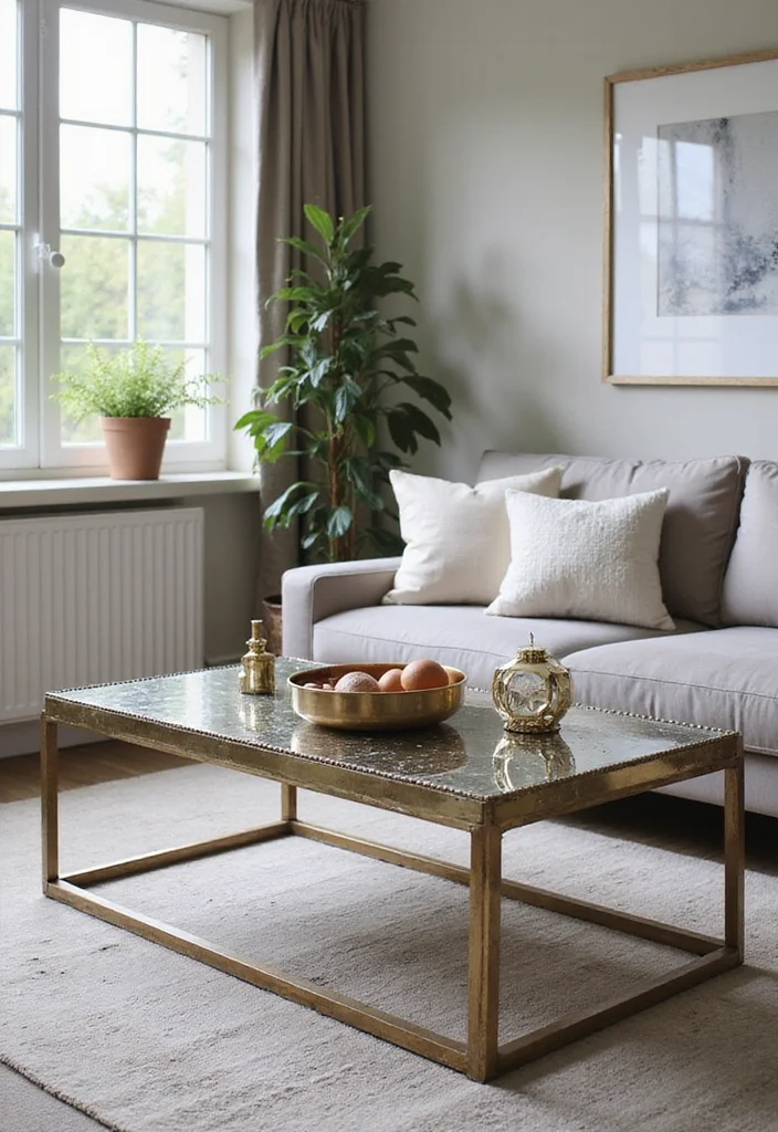 12 Wall Mirror Ideas Living Room for Light Space and Modern Style - 6. Mirrored Accents